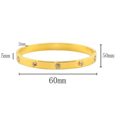 China Rose Gold Personalized Fashion Design High Quality Titanium Accessories Niche Steel Non-fading Bracelet for sale