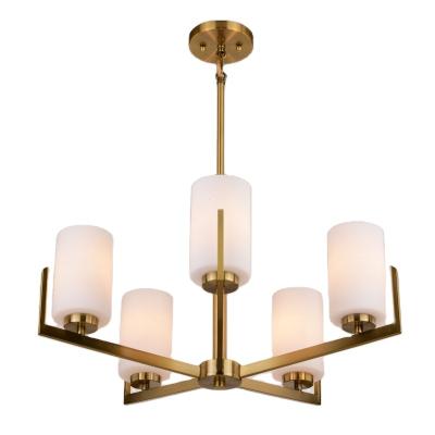 China China Portable Products 5 Lights Gold Ceiling Chandelier Centerpieces Modern Living Room Chandeliers for sale