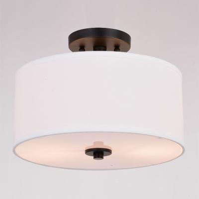 China Modern Classic Semi Flush Mount Lighting Fixtures Ceiling Light Design Black Ceiling Lamp for sale