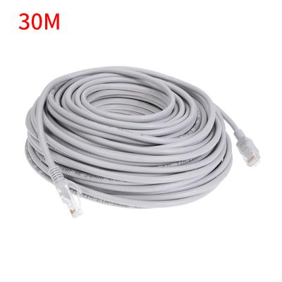 China FOSVISION 30 Meter IP Camera NVR Connect Universal RJ45 to RJ45 Ethernet Network Cable FS-30M for sale