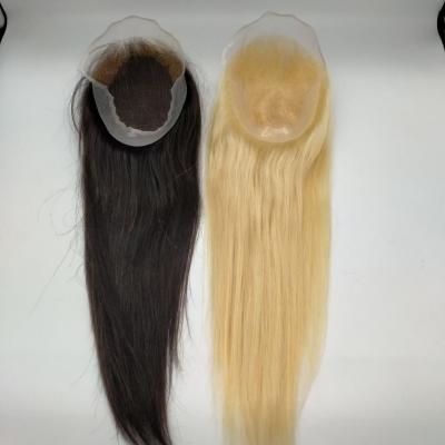 China Free style or base on hot sale spare natural straight virgin hair system customer idea swiss lace q6 in stock for sale