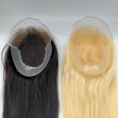 China Free Style Or Base On Ready Stock Swiss Lace From Customer's Idea 16 Inch Chinese Virgin Hair Women Q6 Low Hairpiece for sale