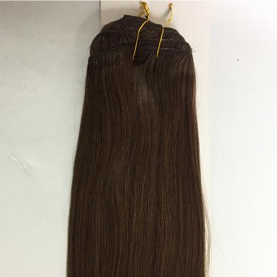 China Silky Straight Factory Price High Quality Customized Wave Clip In Hair 100% Hair Extensions for sale