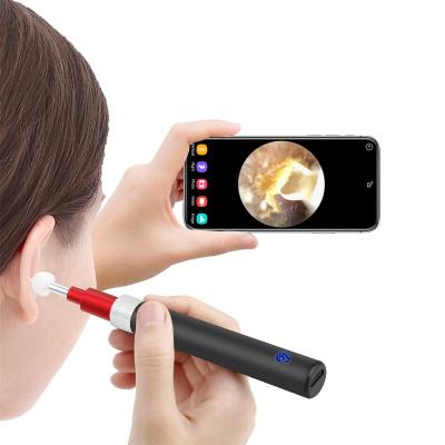 China Waterproof Aluminum Oxide Ear Wax Removal Otoscope Digital Otoscope Camera Wireless Ear Cleaner for sale