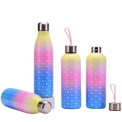 China Sustainable Wholesale Custom 500ml Stainless Steel Water Bottles Sports BPA Free Vacuum Insulated Water Bottle for sale