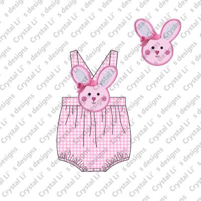 China High Quality Smocked QUICK DRY Newborn Baby Rompers Easter Baby Rompers Toddler Clothes Infant Clothes For Kids Romper for sale