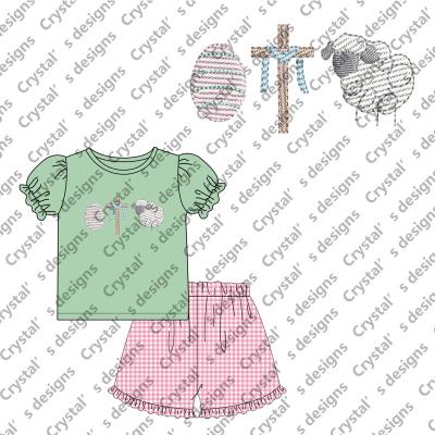 China Latest Causal Design for Easter Boy Clothes and Girl Outfits Sibling Matching Clothes for Easter Baby Clothes for sale