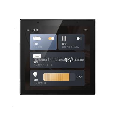 China Wifi F1tuya HD LCD Touch Panel Android Central Control Smart Home Gateway with Music Play Light-Dimmer Audio Function for sale