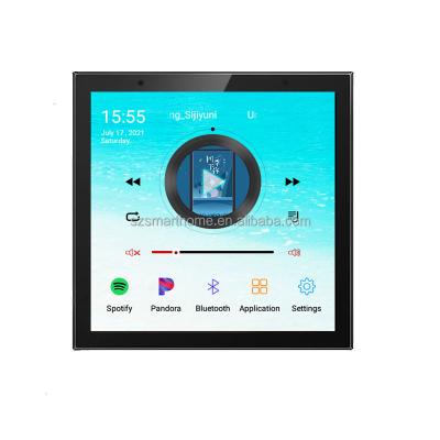 China Wifi F1tuya HD LCD Touch Panel Android Central Control Smart Home Gateway with Music Play Light-Dimmer Audio Function for sale