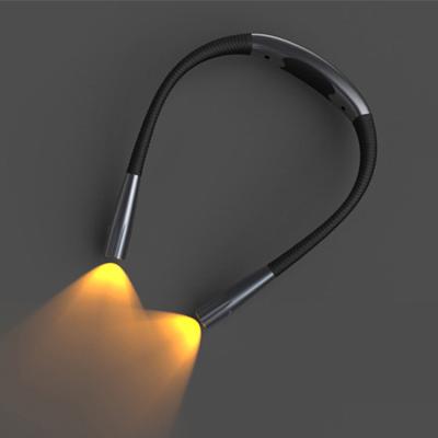 China Bedroom Led Book Light Gooseneck LED USB Dimmable Book Reading Night Light Mini Bed Light Lamp for sale