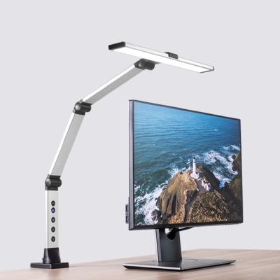 China Light Memory Function Amazon Clip Folding Light Table Desk Lamp With Swing Arm Clamp Smart Led Desk Lamp for sale