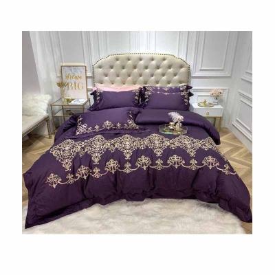 China Factory Direct Supply Nondisposable 100 Cotton DSN Comfortable And Luxury Bed Bedding Set Colorful Factory Flower Print Duvet Cover Set for sale