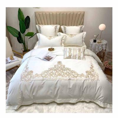 China Nondisposable Bed Set Luxury Furniture Sheet Bedding Set Luxur for sale