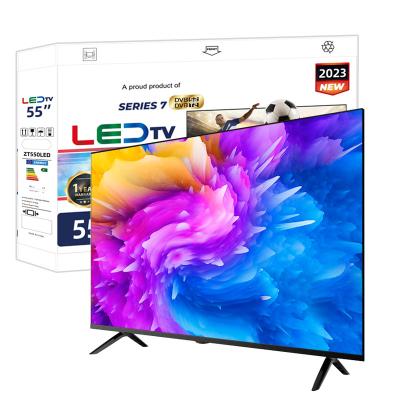 중국 LCD LED 32 인치 안드로이드 홈 텔레비전 4K 40 43 50 65 인치 평면 55 스마트 TV 판매용