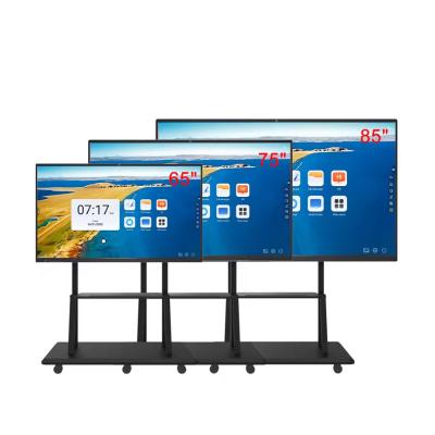 China Multi Writing Smart White Board 8ms 65in Interactief Platbord Digitaal Board Te koop