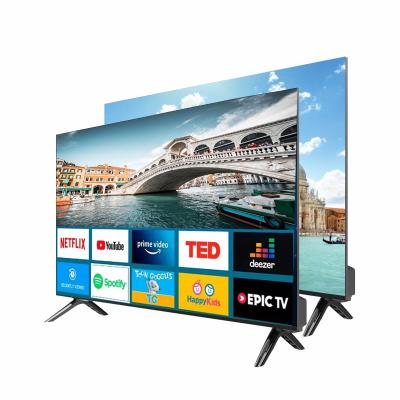 中国 4K 43/50/55/65/75 インチ UHD LED テレビ 4k スマートWiFiテレビ 4K UHD フラットスクリーンテレビ 販売のため