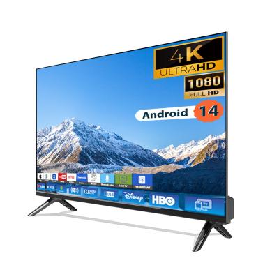 China Frameless 32 55 Inch Led Tv Screen Television TV 65 Inch 4K Smart TV Android 75 Inch Smart Television Panel for sale