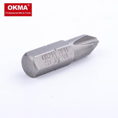 China Durable OKMA Professional Power Tool Grade Phillips #2 Hex Shank 1/4