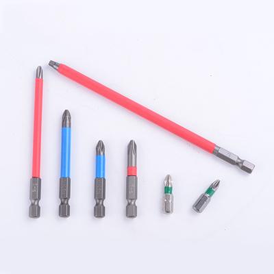 China High Hardness OKMA S2 Machine Tool Material 6.35mm Socket Square Screwdriver Bit , Phillips Power Screwdriver Bit for sale