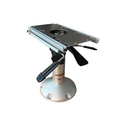 China Adjustable Aluminum Boat Seat Pedestal For Boat Seat Boat Parts With Swivel for sale