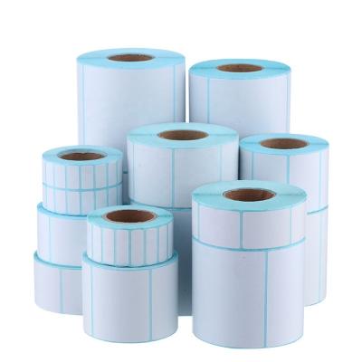 China Scratch Resistant Customized Thermal Printing Paper Label Sticker Packaging Thermal Sticker for sale