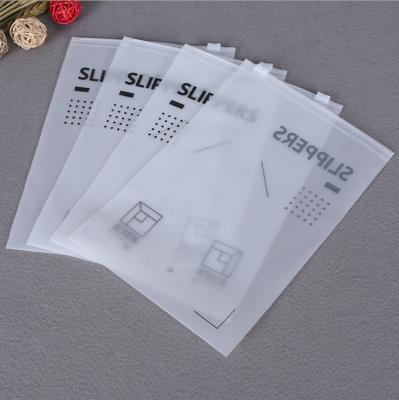 China Recyclable custom printed matte frosted ziplock bags zip lock bags for clothes with logo for sale