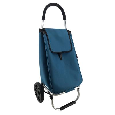 China Large Capacity Aluminum Collapsible Folding Luggage Bag Trolley With Bearing Wheel for sale