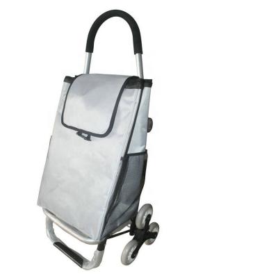 China Good Innovative Products Climber Aluminum Shopping Trolley Bag With 6 Wheels 30 - 40L for sale