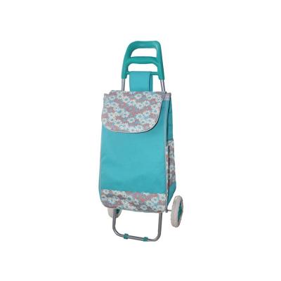 China Latest Products Polyester Folding Shopping Bag Trolley With Pocket Best Selling Products In Peru for sale