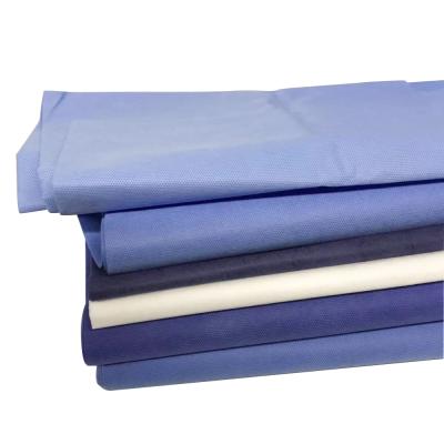 China Waterproof hot sale SSMMS/SMMS/SMS non woven fabric spunbond breathable meltblown spunbond for sale