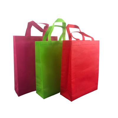 China Hot Sale Handled Customized Gift Cheap High Quality Recycled Shopping Tote Handled Non Woven Bag for sale