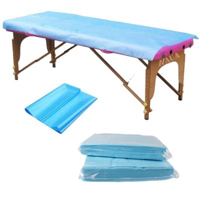 China Waterproof Disposable Non Woven Fabric Roll Sheet Nonwoven Bed Sheet for sale