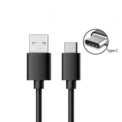 China Wholesale Cheap Price Customized Wholesale PVC Black White USB To Type C Fast Data Charging Cable For Samsung Android Smart Phone for sale