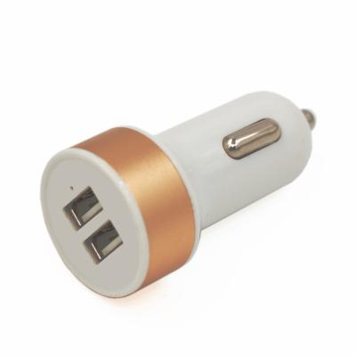 China Portable Wholesale Cheap Price High Quality Universal CE RoHS FCC Certificated Dual USB Car Charger For Samsung 5V 2.1A On Sale for sale