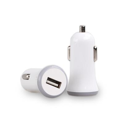 China Portable Cheap Custom Simple QC 3.0 Mini Car Adapter Charger Free Port Pray Logo For iPhone Mobile Phone 3A 18W Fast Charging for sale