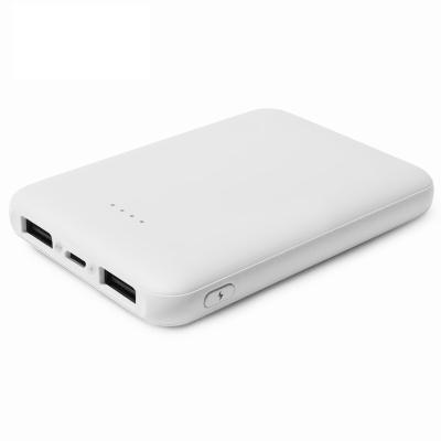 China Ultra mini ultra thin mini portable portable pocket type palladium palladium charger powerbank competitive price 5000mAh fast mobile usb powerbank for sale