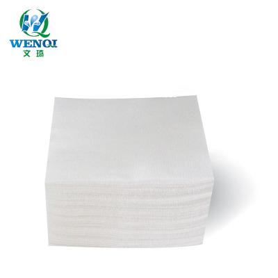 China ANTISEPTIC Nonwoven Size 4x4 Inches Dry Passes A Purpose Pattern Plain Wipe Spunlace for sale