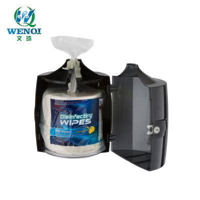 China Disposable Gym Cleaning Disinfectant Wipes In Bukcet Or Dispenser Sanitizing Wet Nonwoven Roll Antibacterial Wipes Adults for sale