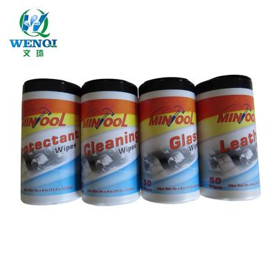 China Sustainable Disposable Auto Car Dashboard Wipes for sale