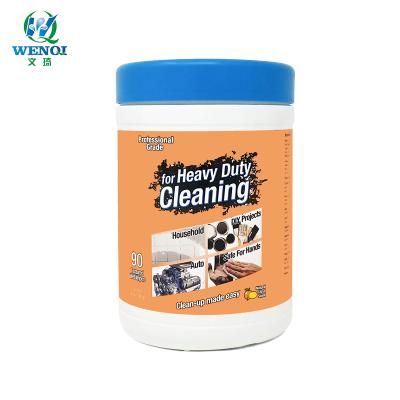 China Industrial / Hand Wipes Heavy Duty Industrial Textured Rubbing Wipes Large Cleaning Cloths for sale