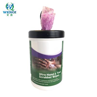 China Industrial / Hand Wipes Ultra Power Cloths Hand and Machine Cleaning Cloths for Removing Dirt, Tar, Oil, Grease for sale