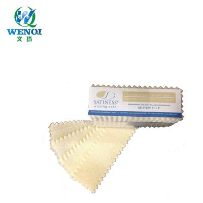 China Body Hair Removal Customized Production Muslin Cotton Wax Strips Acceptable for sale