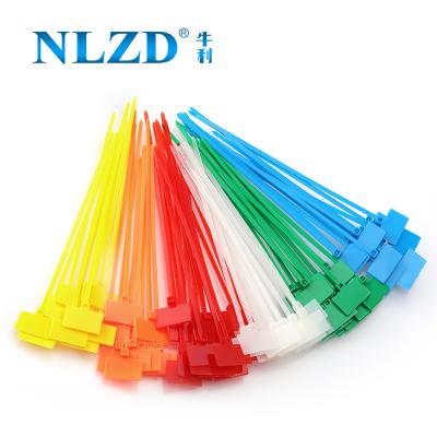 China Factory direct nylon cable ties, for machine and equipment cable tie files identification to identify cable ties for sale