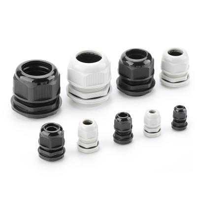 China Nylon Customized Cable Glands IP68 Nylon Plastic Waterproof Wire Connector for sale