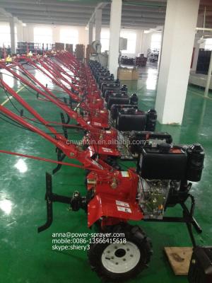 China Tiller 170F Diesel Engine Rotary Tiller Cultivator for sale