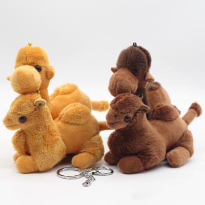 China Custom Plush Animal Toy Keychain Camel Key Chains Plush Doll Pendants Wholesale Cute Animal Camel Mini Backpack Ornament Soft Plush for sale