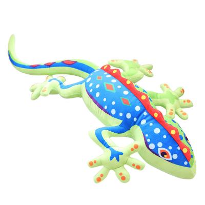 China Home Decoration 55cm Amazon Huge Gecko Reptile Chameleon Lizard Plush Realistic Colorful Stuffed Animal Toy For Kids Gift for sale