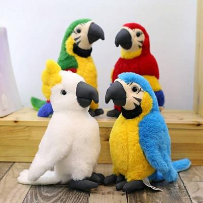 China Wholesale Cute Stuffed Animals Bird Doll Plush Soft Parrot Toy for sale