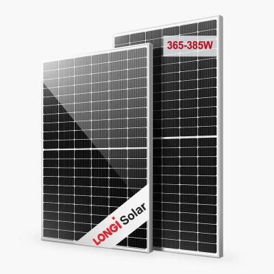 China Longi LR4-60HPH 365W 370W 375W 380W 385W Solar Power System Solar Cell Plate Factory Direct Sales High Efficiency Module Advanced Technology for sale