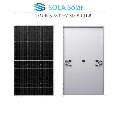 China Solar Panel High Efficiency 10 Cell Monocrystalline Solar Panels And Is 420w White/Black Cover Box Frame Waterproof Connector 182mmx182mm for sale